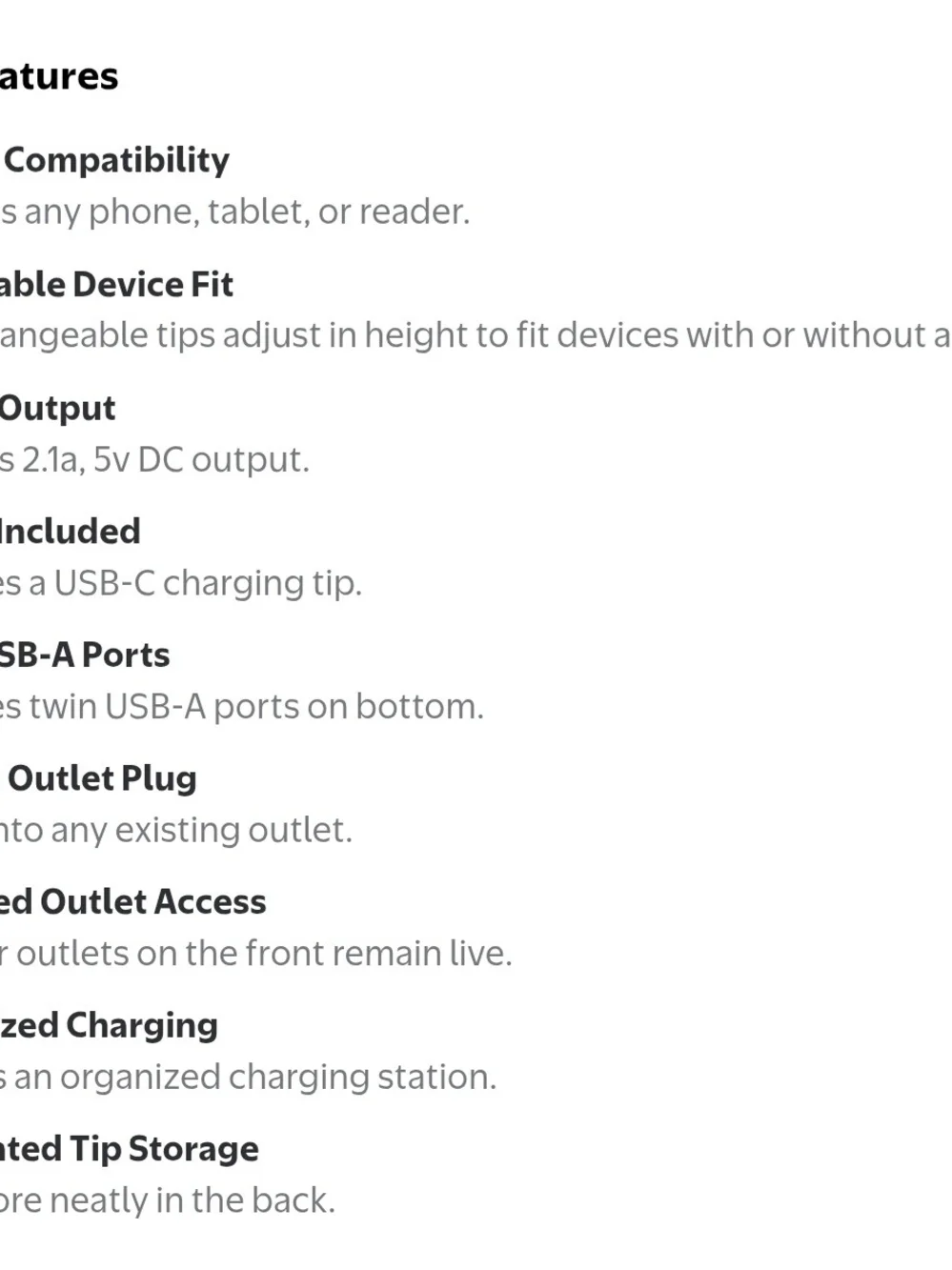 Dual In-Wall Outlet Charger W/3 Ports
